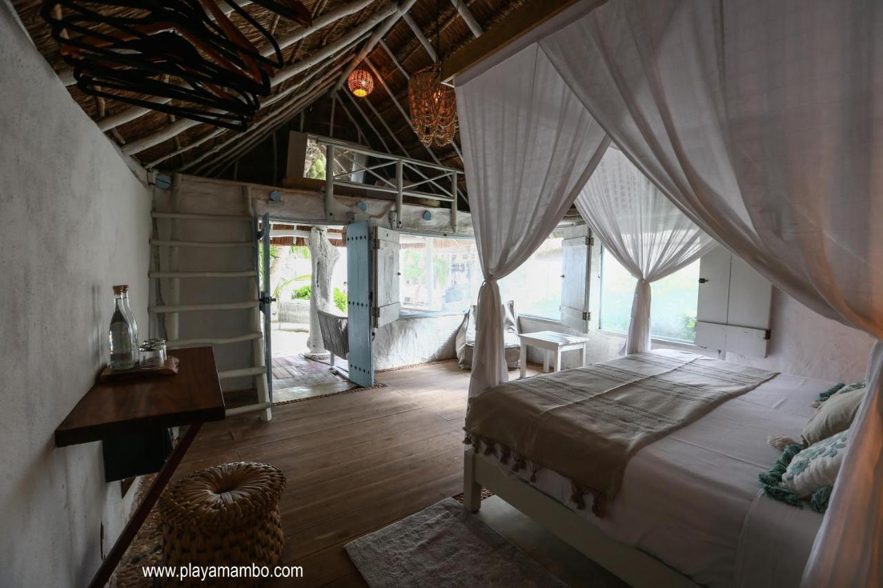 Playa Mambo Eco Cabanas Hotel Tulum Bagian luar foto