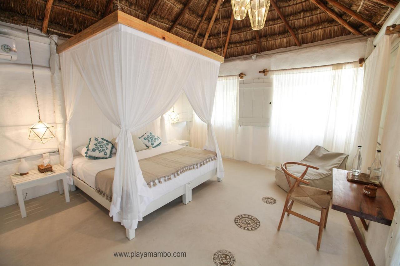 Playa Mambo Eco Cabanas Hotel Tulum Bagian luar foto