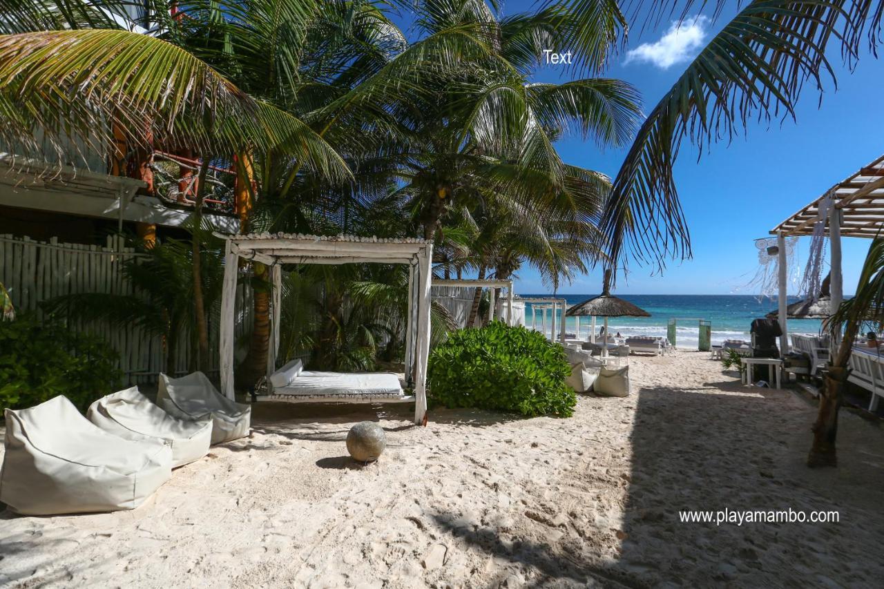 Playa Mambo Eco Cabanas Hotel Tulum Bagian luar foto