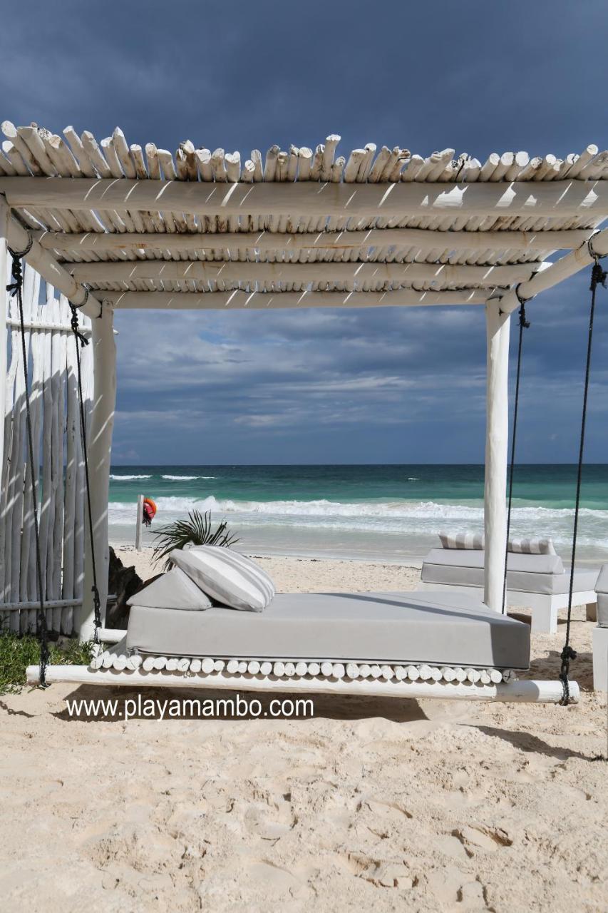 Playa Mambo Eco Cabanas Hotel Tulum Bagian luar foto