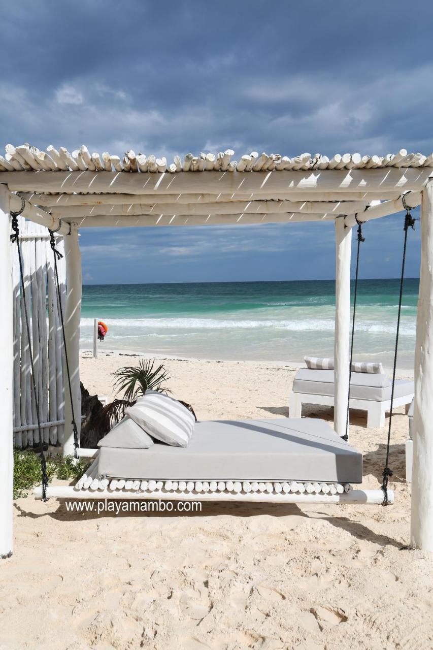 Playa Mambo Eco Cabanas Hotel Tulum Bagian luar foto