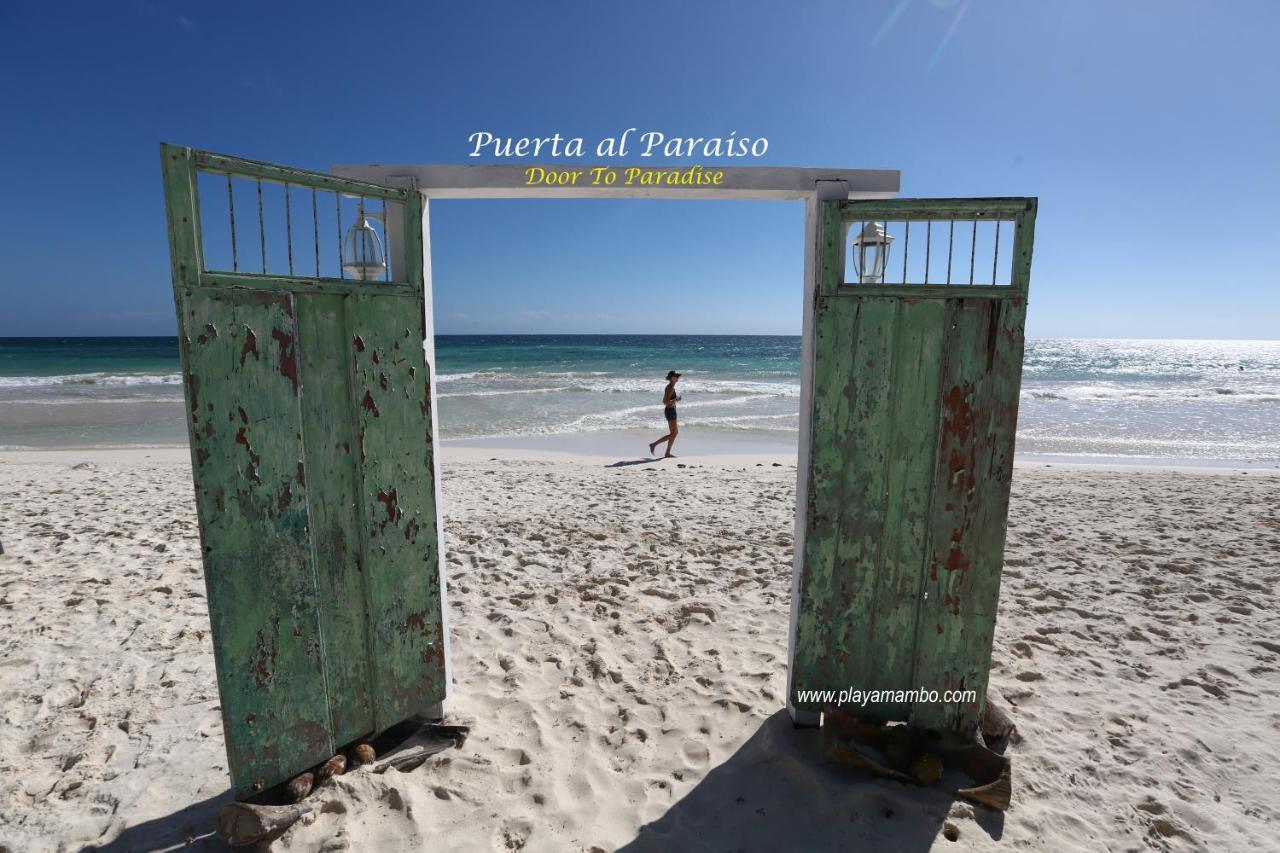 Playa Mambo Eco Cabanas Hotel Tulum Bagian luar foto