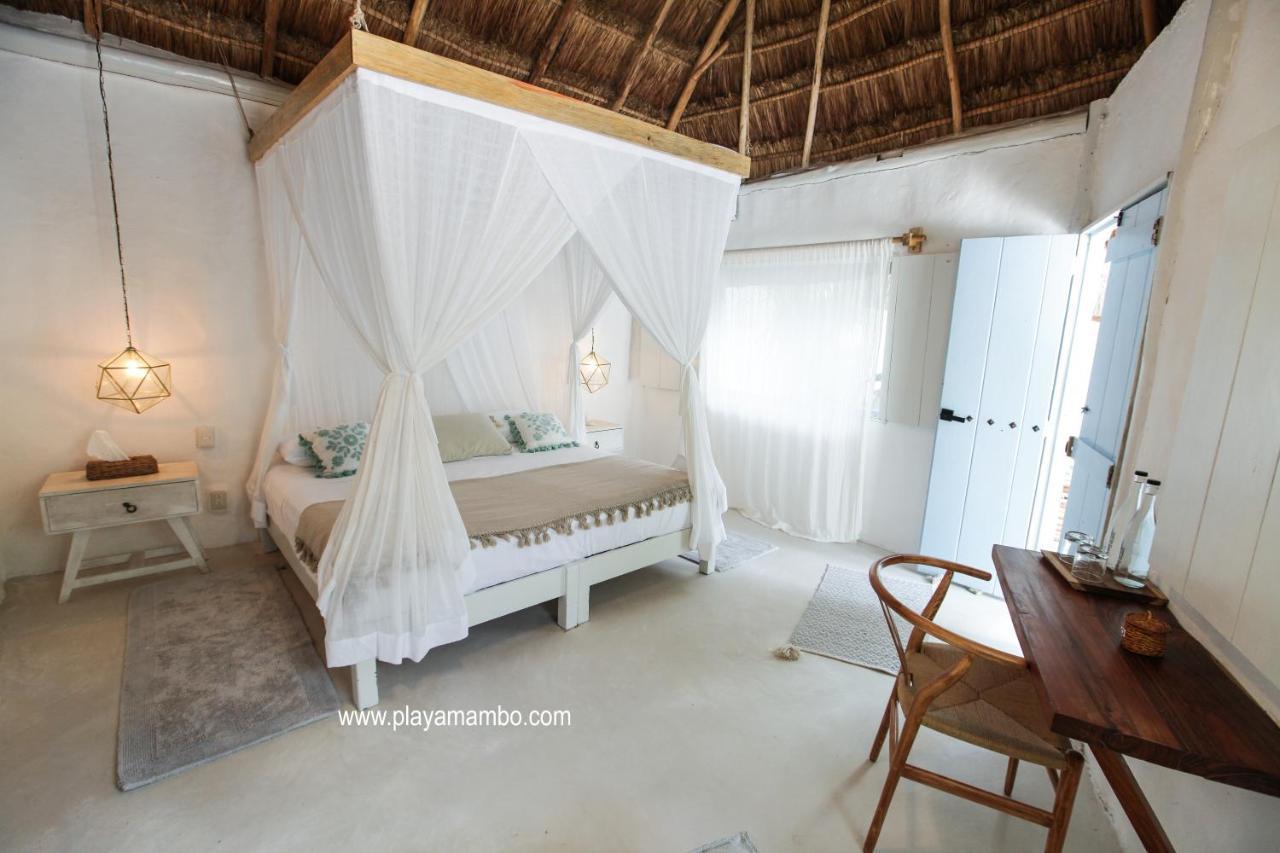 Playa Mambo Eco Cabanas Hotel Tulum Bagian luar foto
