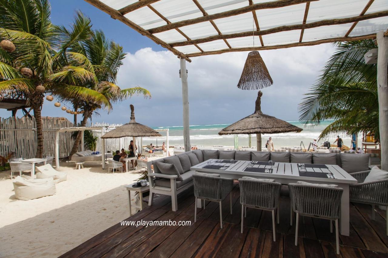 Playa Mambo Eco Cabanas Hotel Tulum Bagian luar foto