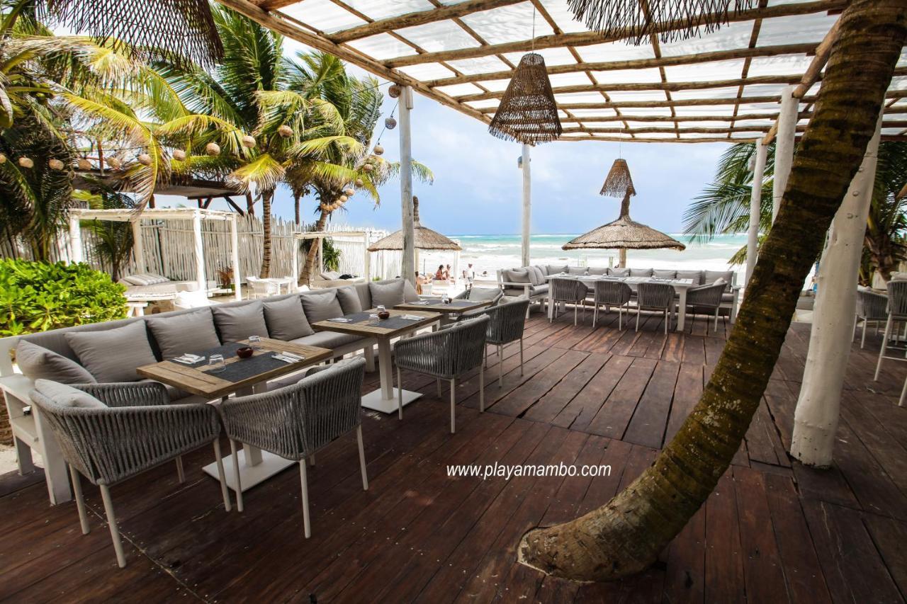 Playa Mambo Eco Cabanas Hotel Tulum Bagian luar foto