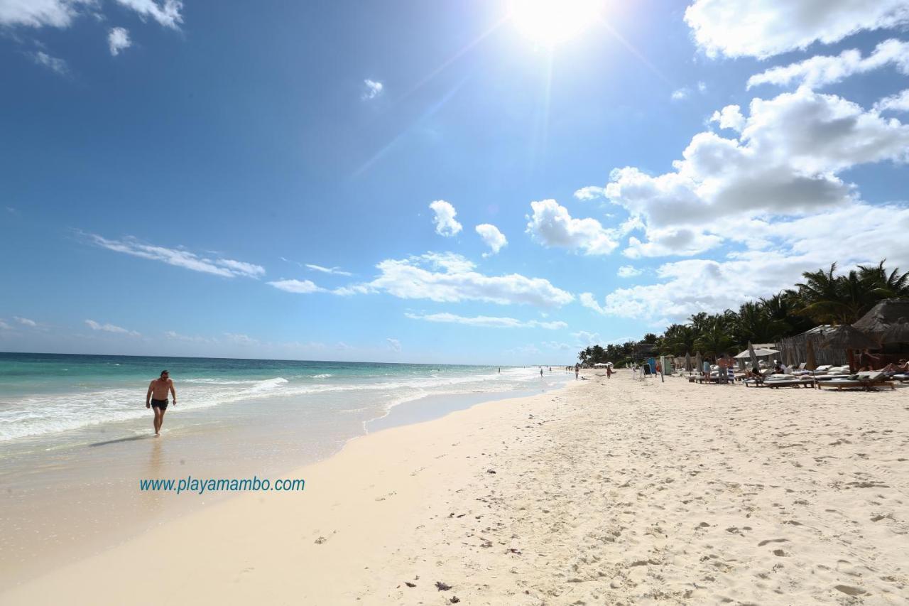 Playa Mambo Eco Cabanas Hotel Tulum Bagian luar foto